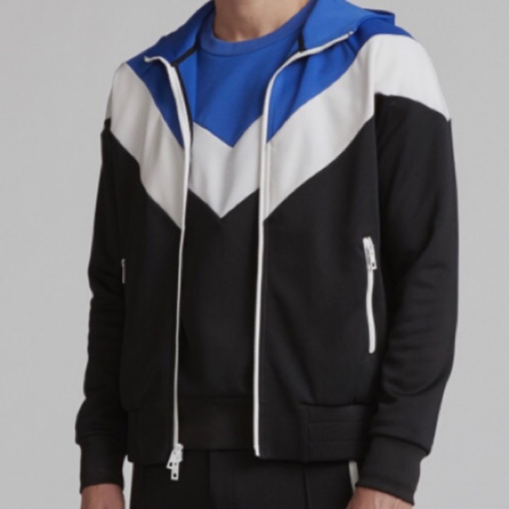 Rag & Bone Color Block Hoodie